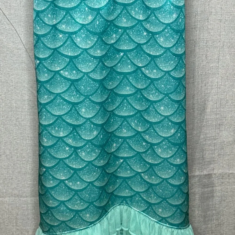 Disney - Ariel - Sleeveless Princess Sleep Dress With Lace - Size XS / 4/5 - Picture 4 of 8